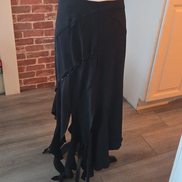 Punk Rave Midi Ruffle Skirt - Picture 3 of 8